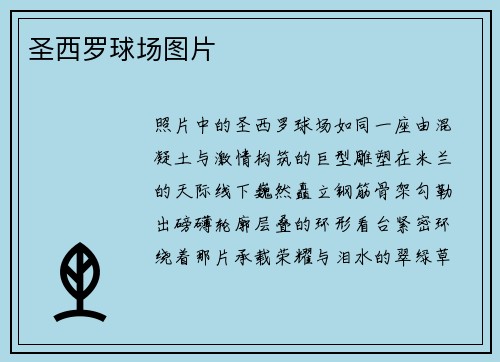 圣西罗球场图片